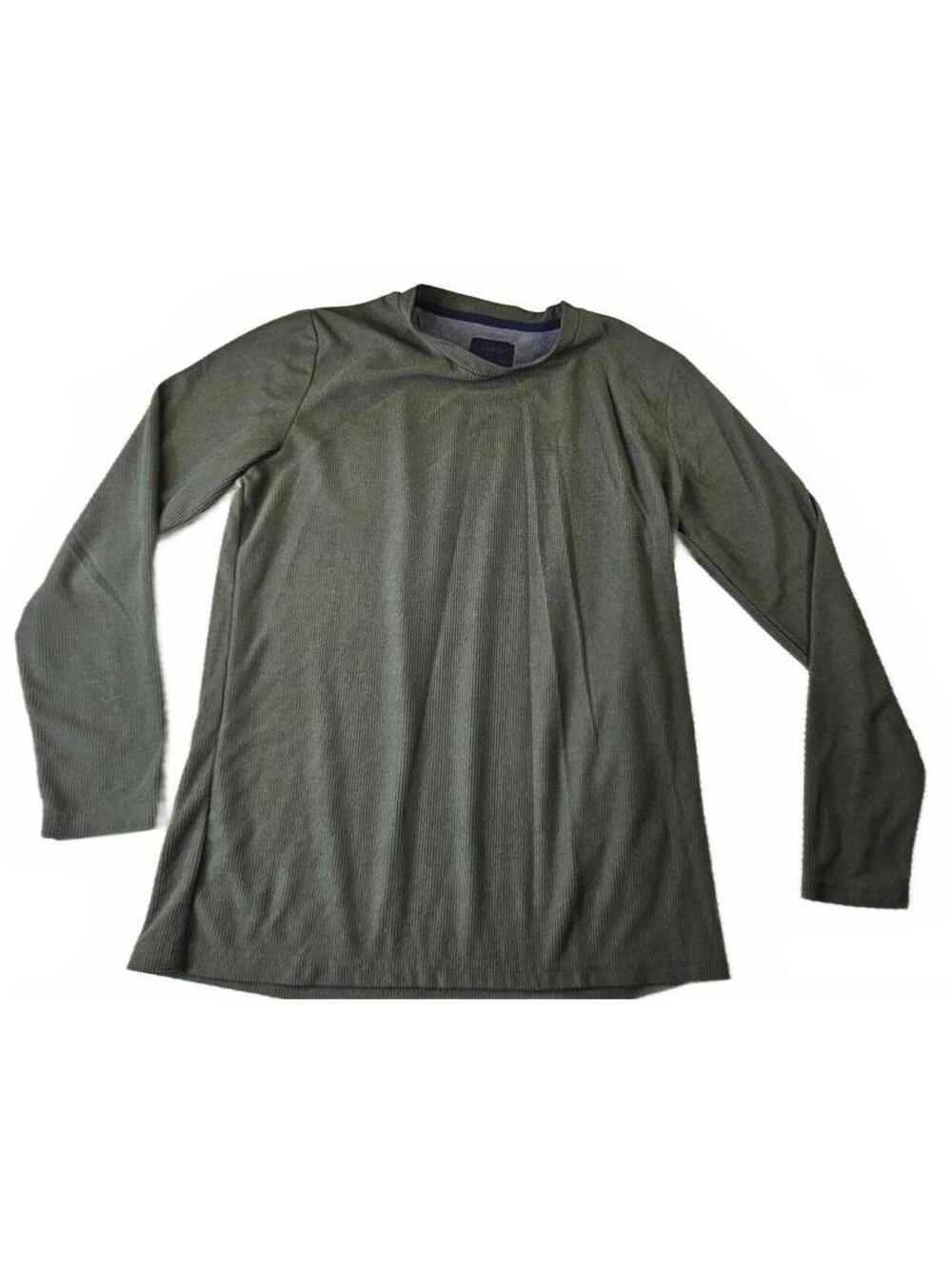 Nomad Men's Olive Green Crew Neck Sweater